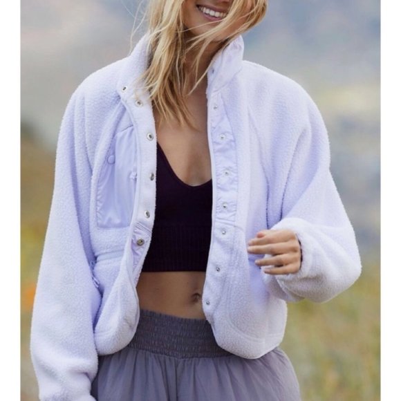 Free People Jackets & Blazers - Free People Hit The Slopes Fleece Jacket